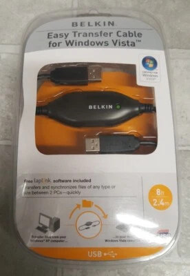 NEW Belkin Easy Transfer Cable for Windows Vista  - Image 1 of 3