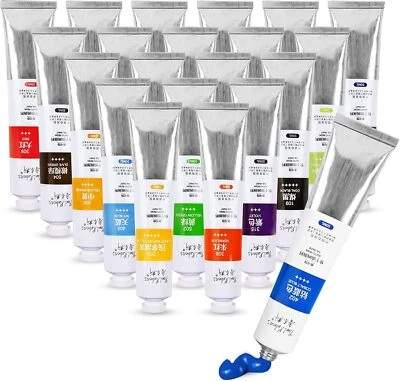 Paul Rubens Oil Paint, 20 Bright Oil Colors, 50ml Large Capacity Tubes - Image 1 of 4