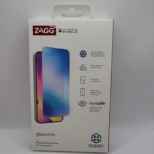 ZAGG Invisible Shield Glass XTR2 Screen Protector for iPhone 14, 13, 13 PRO - Picture 1 of 2