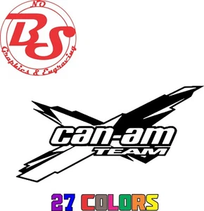 6"-9" Can Am Vinyl Decal Snowmobile Side by Side Motorcycle Sport Bike ATV noBS - Picture 1 of 24