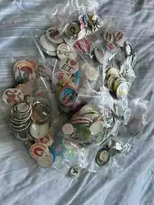 Vintage Retro Pin Badges 500+ 50's TO PRESENT DAY MULTI LISTING CHOOSE YOUR PIN! - Picture 1 of 136