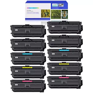 10PK BK/C/M/Y CF360A 508A Toner Set for HP Color LaserJet MFP M577c M577 M553x - Afbeelding 1 van 24