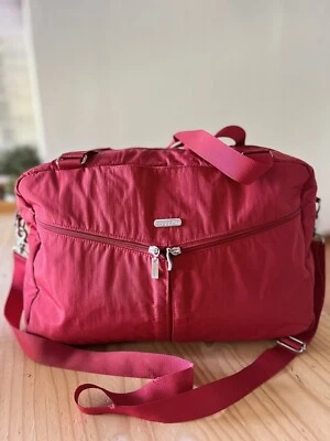 baggallini red nylon duffel travel bag (See Pics For Details) - Image 1 of 4
