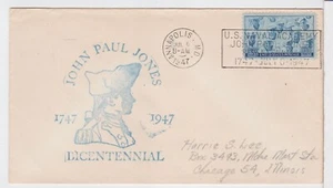 TurtlesTradingPost- Baltimore, MD 1947- John Paul Jones- US Naval Academy Slogan - Picture 1 of 1