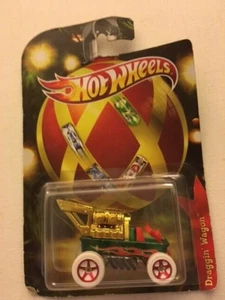 New Draggin' Wagon Christmas Hot Wheels Holiday Hot Rods - Picture 1 of 2