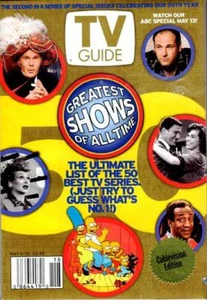 TV GUIDE 2002 - 50 GREATEST SHOWS OF ALL TIME COVER - I LOVE LUCY - SOPRANOS + - Picture 1 of 1