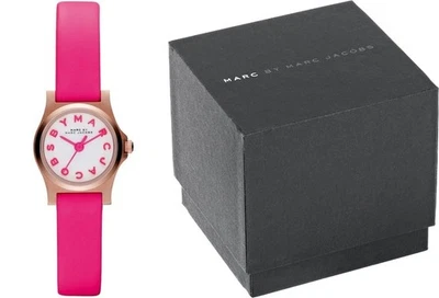 Reloj para mujer Marc Jacobs MBM1237 Henry Dinky de cuero rosa $175,00 - Imagen 1 de 4