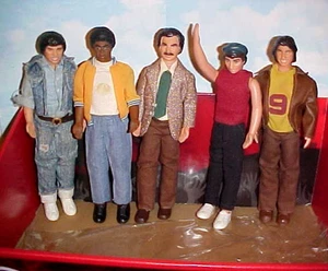5 Welcome Back Kotter Puppen Kotter & Schwitzschweine Vinnie, Juan, Washington & Horsha - Bild 1 von 10