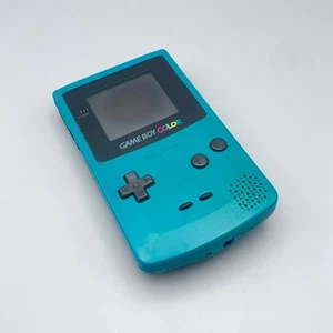 Nintendo GAME BOY COLOR AZZURRO CIANO Console ORIGINALE e TESTATA - Funzionante - Imagen 1 de 10