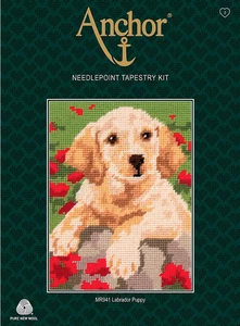 Anchor Tapestry Kit- Labrador Puppy (14cm x 18cm) - Picture 1 of 3