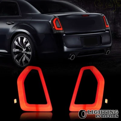 Luces traseras LED ahumadas para Chrysler 300 2011 2012 2013 2014 con animación de arranque Foto 1 de 4