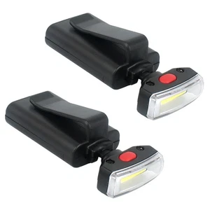  2 Piezas Gorra de Béisbol Clip de Luz LED Clip-on Sombrero Linterna - Imagen 1 de 12