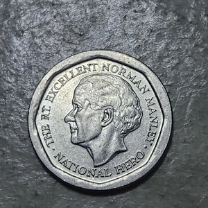 JAMAICA 🇯🇲 FIVE (5) DOLLARS COIN 1994 - Picture 1 of 2