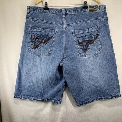 Pantalones Cortos Denim Indigo Thirty Para Hombre Azul Talla 44x13.5 Vintage y2k Pantalones Cortos John Cena Foto 1 de 4