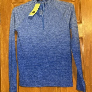 All In Motion Blue Athletic Size XL (16) Long Sleeves Shirt moisture wicking - Picture 1 of 7