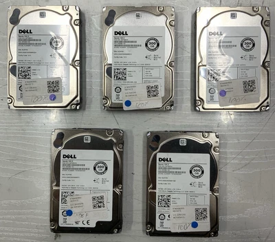 Lot of 5 - Seagate Dell 10K.5 300GB 6Gb/s SAS 2.5" HDD | ST9300605SS, 9TE066-150 - Image 1 of 3