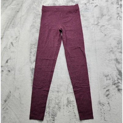ROSA Victoria's Secret Leggings Mujer XS Borgoña Púrpura Mezcla Algodón Tobillo Foto 1 de 4