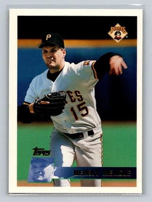 1996 Topps #421 Denny Neagle Pittsburgh Pirates Baseball Card - Image 1 of 2