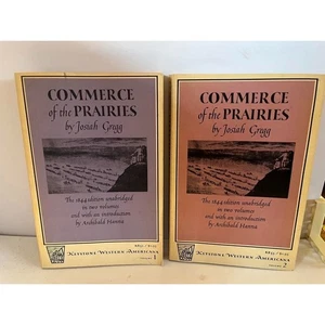 Commerce Of The Prairies By Josiah Gregg Volumes 1 And 2 1962 - Imagen 1 de 5