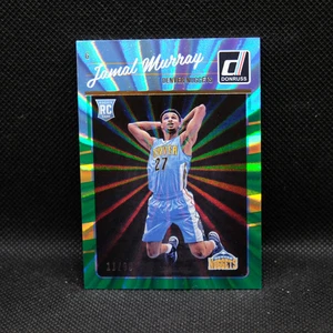 2016-17 Jamal Murray Donruss #157 Green/Yellow Laser Rookie Card /99 - Picture 1 of 2