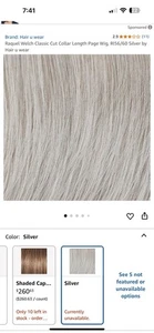 Classic Cut by Raquel Welch Perücken Monofile Krone - RL56-60 Silber Tru2Life - Bild 1 von 10