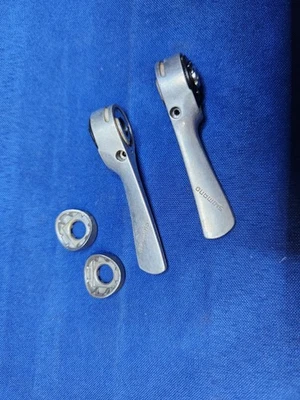 Juego de palanca de cambios tubo descendente Shimano L422 Touring Road Silver Inc e vintage nuevo de colección Foto 1 de 4