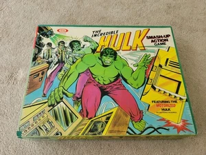THE INCREÍBLE HULK SMASH UP JUEGO DE ACCIÓN JUGUETE MARVEL AVENGERS 1979 IDEAL SELLADO - Imagen 1 de 12