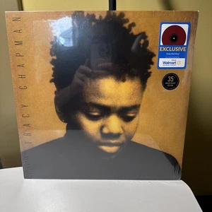 TRACY CHAPMAN Self Titled NEW DEEP RED VINYL W/HYPE STICKER LP SEALED - Picture 1 of 2