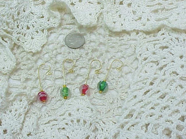HOLIDAY CHEER CROCHET / KNITTING STITCH MARKERS set of 4 - Image 1 of 1