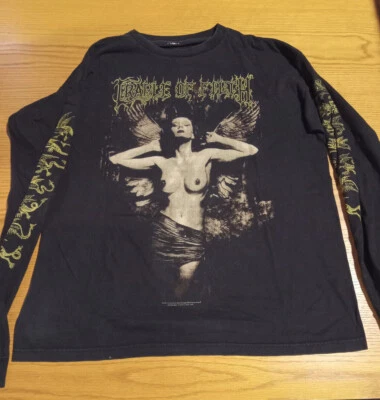 CRADLE OF FILTH - Martyred For A Mortal Sin Blue Grape Long Sleeve T-Shirt - XL - Image 1 of 4