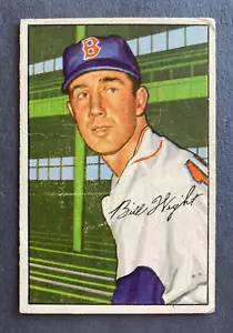 1952 Bowman #117 Bill Wight (Boston Red Sox) - Picture 1 of 2
