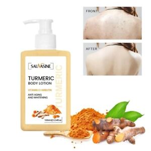 100ml Turmeric Body Lotion Vitamin C Arbutin Moisturizing Whitening Dark Skin
