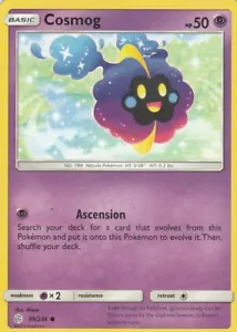 Cosmog 99/236 Pokemon Cosmic Eclipse - Picture 1 of 2