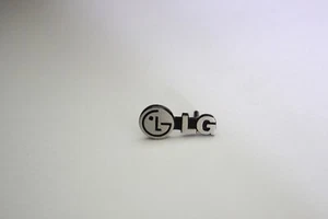 For Replacement LG Logo Silver Emblem Badge 20mm (3/4") x 9mm (3/8") - Picture 1 of 2