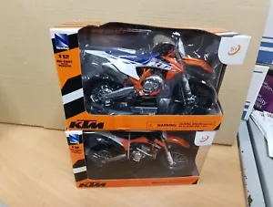 Bicicleta modelo juguete NewRay KTM SXF 450 Y 350 F COMBO 1:12 Die-Cast Motocross MX - Imagen 1 de 3