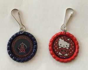 Juego de 2 tirones con cremallera hechos a mano Anaheim Angels - Imagen 1 de 1
