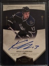10/11 Panini Dominion Kyle Clifford RC  Auto Gold #185 15/25 L A Kings