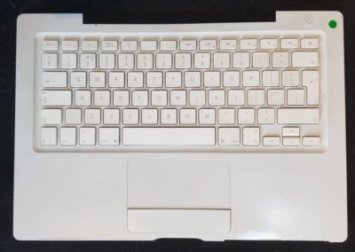 APPLE MACBOOK BLANCO A1181 13 2006 2007 2008 2009 TECLADO REPOSAMANOS TOPCASE - Imagen 1 de 4