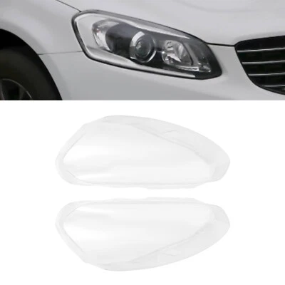 Headlight Lens Covers Front Right+Left Side For 2014-2017 Volvo XC60 1*Pair - Image 1 of 4