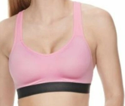Sujetador deportivo Adidas Stronger for It de alto impacto talla M, rosa claro/gris E1836 Foto 1 de 3