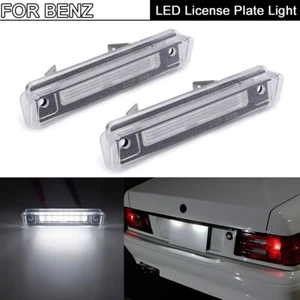 2x White 18-SMD LED License Plate Lights For Mercedes R129 SL, S124 W124 E-Class - Bild 1 von 24