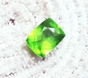 Kissenform Peridot 10,20 ct zertifizierter loser Edelstein mit kostenlosem Geschenk - Bild 1 von 6