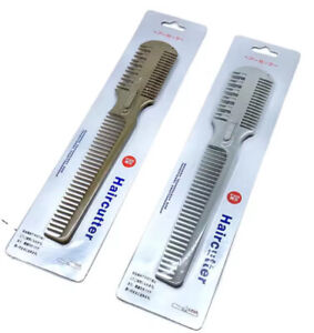 Double Sided Hair Cutting Trimming Thinning Combs (set of 2) With 10 Blades