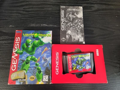 Vectorman Sega Genesis Complete In Box CIB Great Shape PU - Image 1 of 4