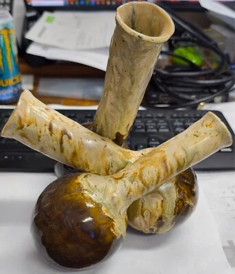 Kunst Vase für 3 Blumen Unikat Selten unbekannter Künstler - Bild 1 von 3