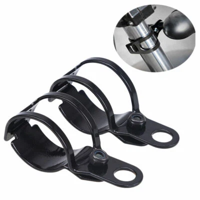 Soporte de montaje de luz de señal de giro abrazadera de horquilla universal para motocicleta 27 mm-31 mm Foto 1 de 4