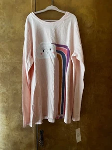 NWT Tea Collection Long Sleeve Pink Shirt Girls sz 16 - Picture 1 of 3