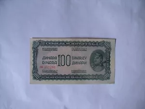 Jugoslawien 100 Dinara 1944. - Partisanen - Bild 1 von 2