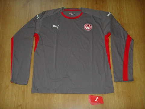 Olympiacos Soccer Tee Puma Training Top Greece Football Shirt Olympiakos T-shirt Cover