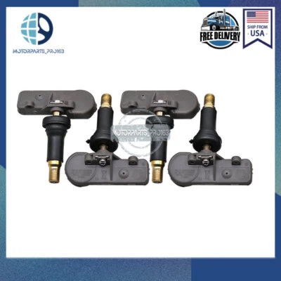 Sensor de presión de neumáticos TPMS 315Mhz 4 piezas para Chevrolet Silverado 1500 2017-19 Foto 1 de 4